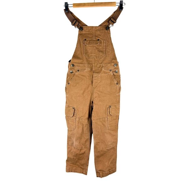 NWOT Kids' Cotton Canvas DuluthFlex Fire Hose Bib Overalls, Kids Size 7 - Picture 2 of 11